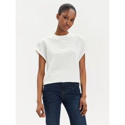 PINKO Pinko Póló Telesto 103138 A1XD Fehér Relaxed Fit