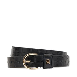 Tommy Hilfiger Női öv Tommy Hilfiger Essential Effortless 2.5 Croc Go AW0AW17755 Fekete