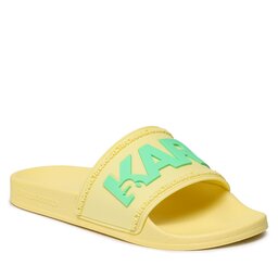 KARL LAGERFELD Șlapi KARL LAGERFELD KL80904 Yellow Rubber