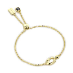 Coach Bracciale Coach C Cry Sldr Brc C9344 Gold/Clear