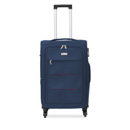 Semi Line Μεγάλη Βαλίτσα Semi Line T5683-3 Σκούρο μπλε