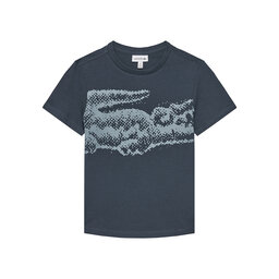 Lacoste Lacoste Футболка TJ8460 Cиній Regular Fit