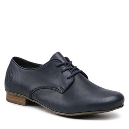 Rieker Oxford Schuhe Rieker 51900-14 Blau