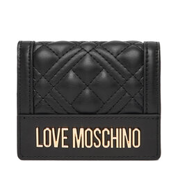 LOVE MOSCHINO Mały Portfel Damski LOVE MOSCHINO JC5601PP1NLA0000 Czarny