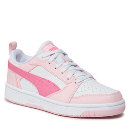Puma Sneakers Puma Puma Rebound V6 Lo Jr 393833 08 Puma White/Fast Pink/Whisp Of Pink