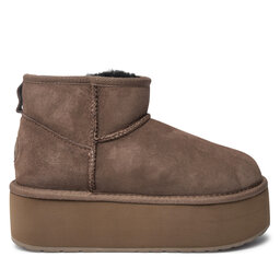 EMU Australia Sněhule EMU Australia Stinger Micro Flatform W13082 Hnědá