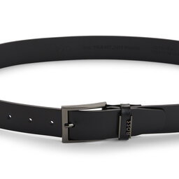 

Чоловічий ремінь Boss 50491852 Black 01, Чорний