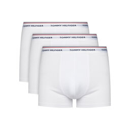 Tommy Hilfiger Tommy Hilfiger Σετ μποξεράκια 3 τμχ 3P Lr Trunk 1U87903841 Λευκό