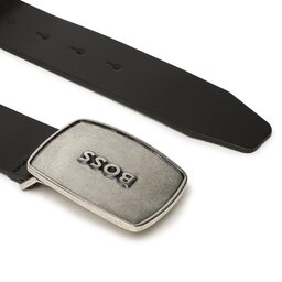 

Чоловічий ремінь Boss Icon 50491888 Black 001, Чорний