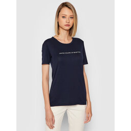 United Colors Of Benetton United Colors Of Benetton T-Shirt 3GA2E16A2 Dunkelblau Regular Fit