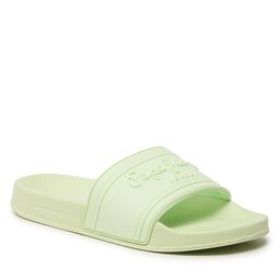 Pepe Jeans Papucs Pepe Jeans Slider Logo W PLS70125 Fresh Green 612