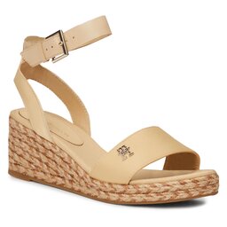 Tommy Hilfiger Еспадрильї Tommy Hilfiger Colorful Wedge Satin Sandal FW0FW07913 Harvest Wheat ACR