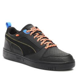 Puma Laisvalaikio batai Puma Rebound v6 Low Open 393581 01 Puma Black-Yellow Sizzle-Hot Heat-Ultra Blue