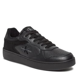 Calvin Klein Jeans Сникърси Calvin Klein Jeans Basket Cupsole Low Lace Cor YM0YM00783 Triple Black 0GT