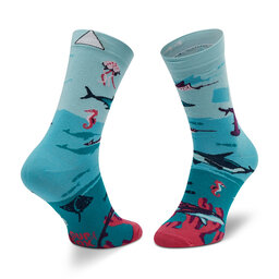 

Високі шкарпетки unisex Cup of Sox Deep Sea Ocean, Голубий