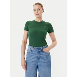 Lacoste Lacoste Camiseta TF5538 Verde Slim Fit