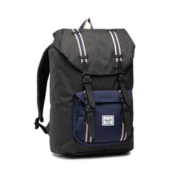 

Рюкзак Herschel Little America Mid-Volume 10020-05582 Black Crosshatch/Peacoat, Сірий