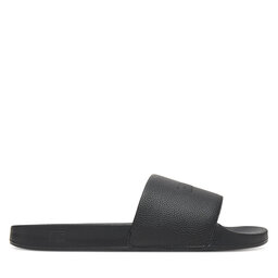 Tommy Hilfiger Şlapi Tommy Hilfiger Hilfiger Print Tumble Pool Slide FM0FM05505 Negru