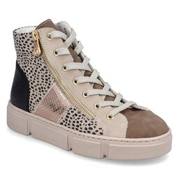 Rieker Zapatillas Rieker N5931-62 Fango / Ginger / Kupfer / Schwarz / Schwarz 62