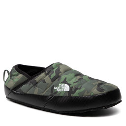 The North Face Tofflor The North Face Thermoball Traction Mule V NF0A3UZN33U Thyme Brushwood Camo Print/Thyme