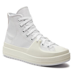 Converse Sportbačiai Converse Chuck Taylor All Star Construct Leather A02116C White/Egret/Yellow