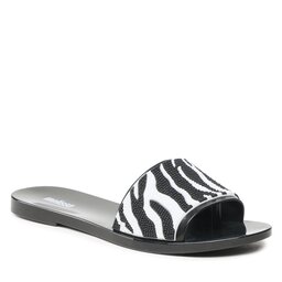 Melissa Flip flop Melissa Savage Slide Ad 33798 Black/White AK769