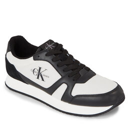 Calvin Klein Jeans Sneakers Calvin Klein Jeans Retro Runner Low Lace Up Cut Out YM0YM00816 Black/Creamy White 00W