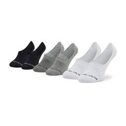 DC Set di 3 paia di pedulini da uomo DC ADYAA03145 Bianco