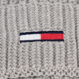 

Шапкa Tommy Jeans Tjw Basic Flag Rib Beanie AW0AW07223 P01, Сірий
