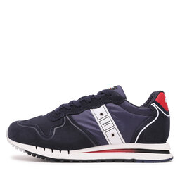 

Снікерcи Blauer S3QUARTZ04/RIT Navy/Red, Cиній