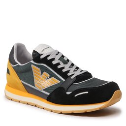 Emporio Armani Sneakersy Emporio Armani X4X537 XN730 S434 Blk/Of.Wht/Scar/Dayl
