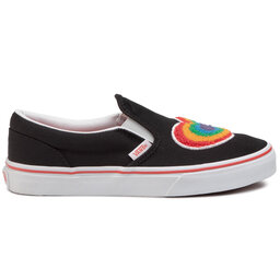 

Кросівки Vans Classic Slip-On VN0A4UH8WL11 (Chenille) Rainbowhrttrwht, Чорний