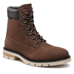 Tommy Hilfiger Bakancs Tommy Hilfiger Padded Nubuck Boot FM0FM04205 Cocoa GT6
