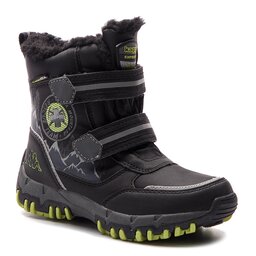 Kappa Stivali da neve Kappa 260581K Black/Lime 1133