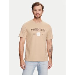 Jack&Jones Jack&Jones Majica Jprblaalfie 12259673 Rjava Regular Fit