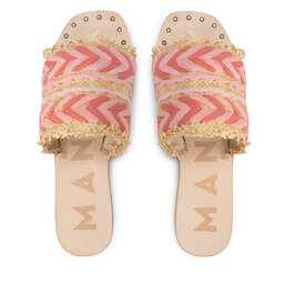

Шльопанці Manebi Leather Sandals S 8.3 Y0 Rose Pattern, Рожевий