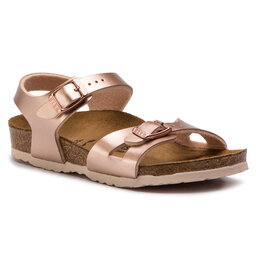 Birkenstock Sandaler Birkenstock Rio Kids Bf 1012520 Electric Metallic Copper