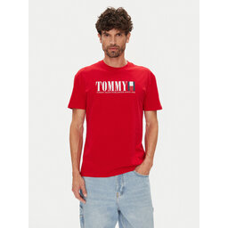 Tommy Jeans Tommy Jeans T-Shirt Dna Flag DM0DM21941 Κόκκινο Regular Fit