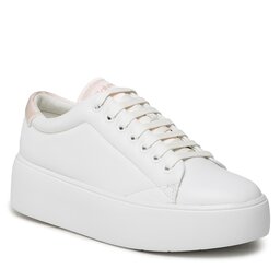 Calvin Klein Laisvalaikio batai Calvin Klein Bubble Cupsole Lace Up HW0HW01778 White/Crystal Gray 0K9