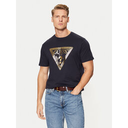Guess Guess Marškinėliai M5RI49 K9RM1 Tamsiai mėlyna Regular Fit