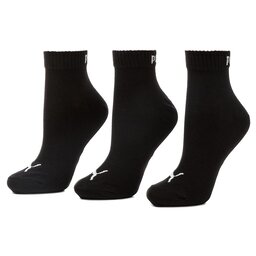 Puma Set 3 parov unisex nizkih nogavic Puma 271080001 Black 200