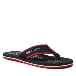 Tommy Hilfiger Tåsandaler Tommy Hilfiger Sporty Hilfiger Beach Sandal FM0FM04469 Desert Sky DW6