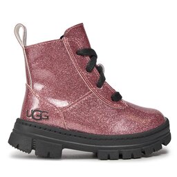 

Чоботи Ugg T Ashton Lace Up Glitter 1151571T Grpn, Рожевий