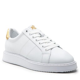 Lauren Ralph Lauren Sneakersy Lauren Ralph Lauren Angeline 802875886002 White/Gold
