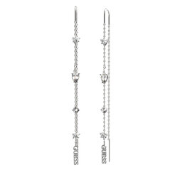 Guess Auskarai Guess JUBE04 412JW Sidabrinė