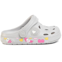 

Шльопанці Coqui Froggy 8802-402-4646 Khaki Grey Glitter, Срібний