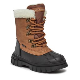 Tommy Hilfiger Schnürschuhe Tommy Hilfiger T3B5-33161-0814582 M Cognac 582