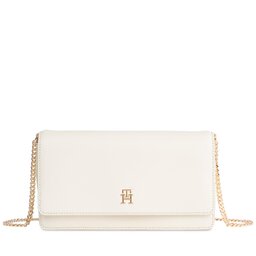 Tommy Hilfiger Bolso Tommy Hilfiger Th Refined Chain Crossover AW0AW16109 Écru