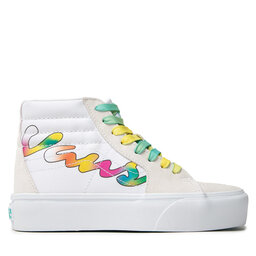 

Снікерcи Vans Sk8-Hi Platform 2 VN0A3TKNB0X1 (Spring Fade) Wht/Tr Wht, Бежевий