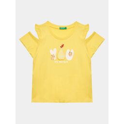 United Colors Of Benetton United Colors Of Benetton Футболка 3096G108X Жовтий Regular Fit